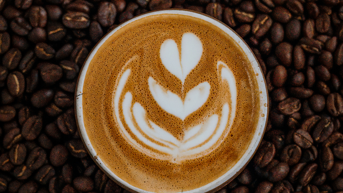 Обои кофеин, коричневый цвет, пища, Одного происхождения кофе, ингредиент в разрешении 1366x768