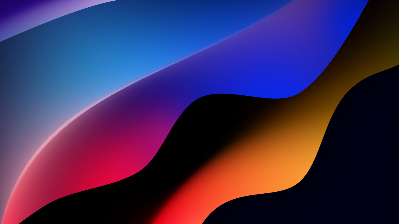 Обои атмосфера, геометрия, красочность, свет, пурпур в разрешении 1366x768