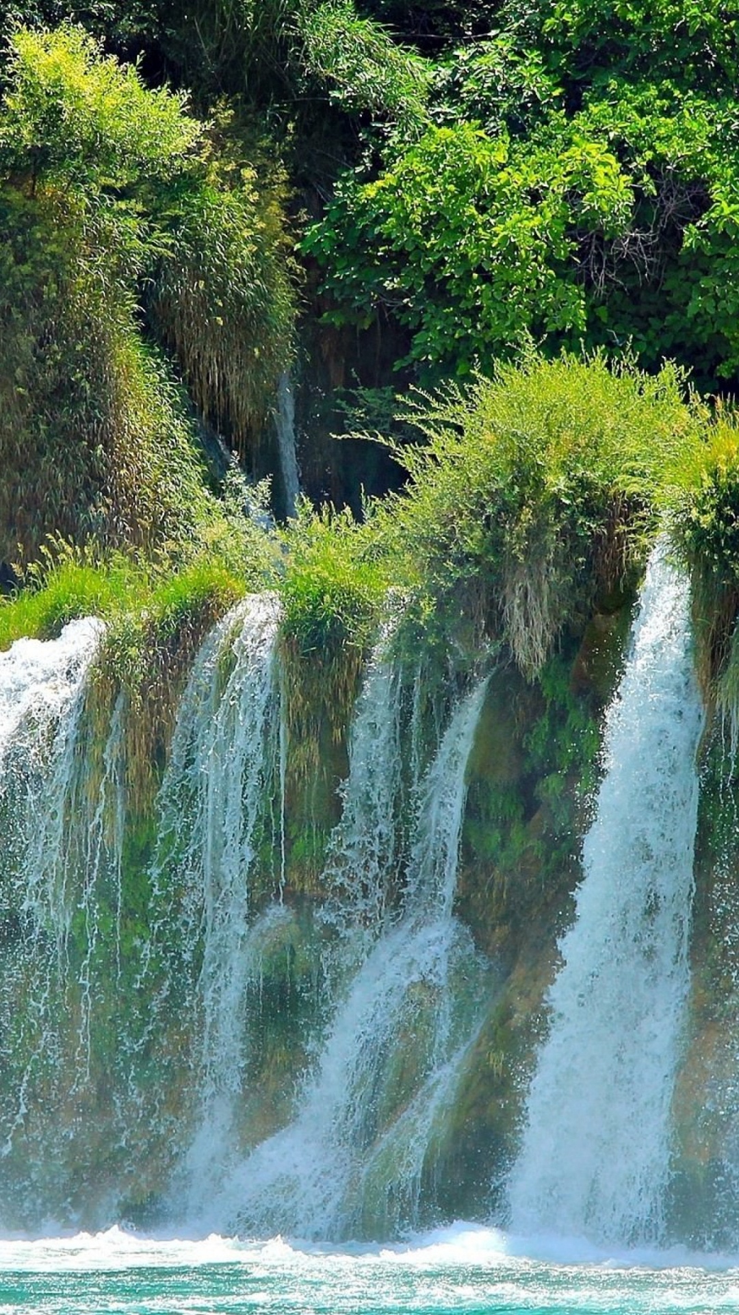 Обои национальный парк крка, водопад, национальный парк, парк, Крка в разрешении 1080x1920