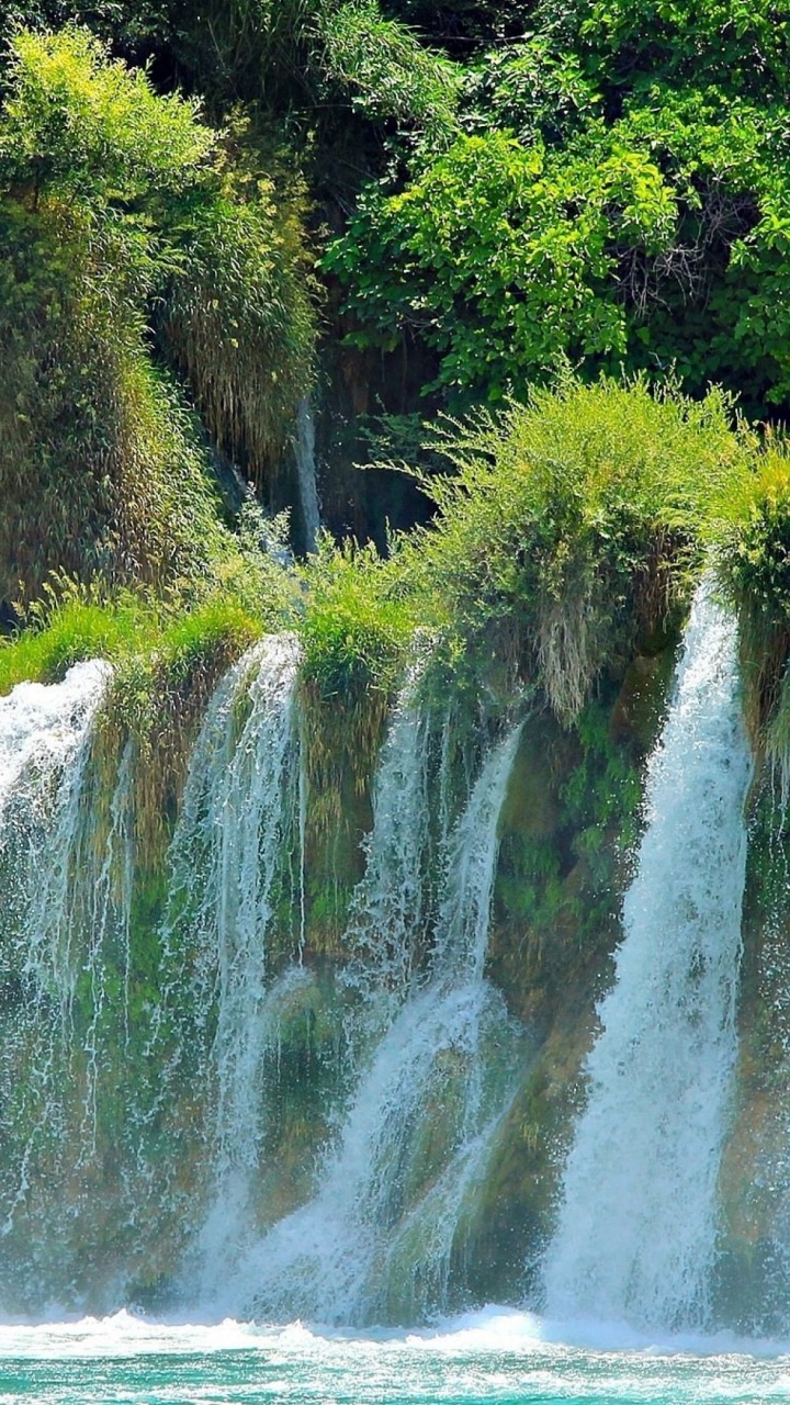 Обои национальный парк крка, водопад, национальный парк, парк, Крка в разрешении 720x1280