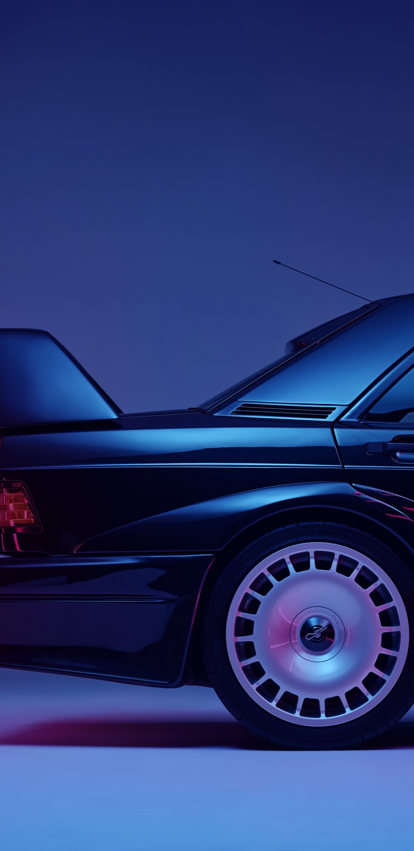 Обои легковые автомобили, Чеви Мексика, спорткар, единственное число, живопись в разрешении 1440x2960