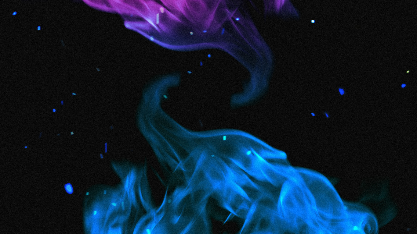 Обои яблоко, жидкий, синий, свет, пурпур в разрешении 1366x768