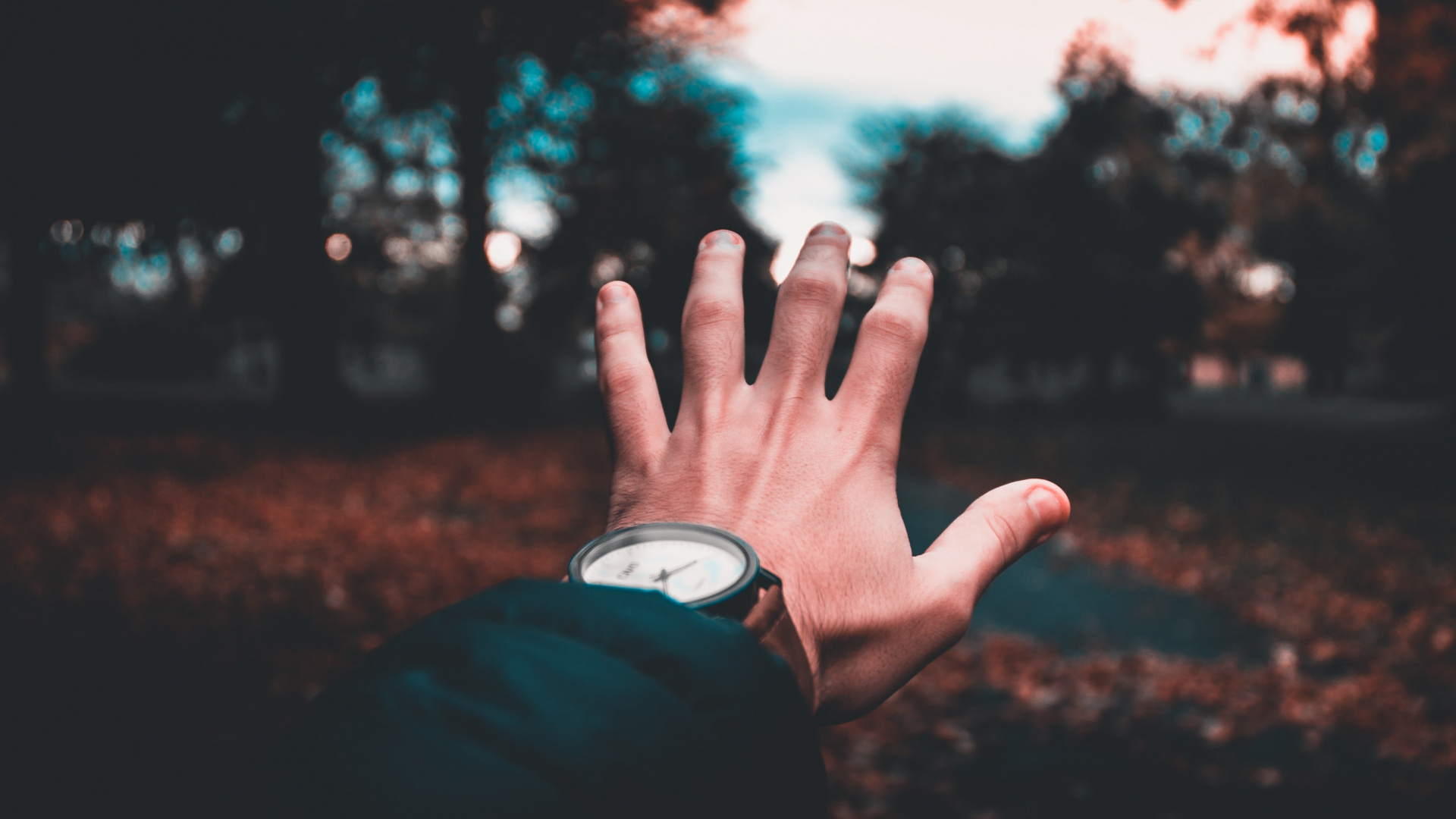 Обои палец, свет, облако, рука, солнечный свет в разрешении 1920x1080