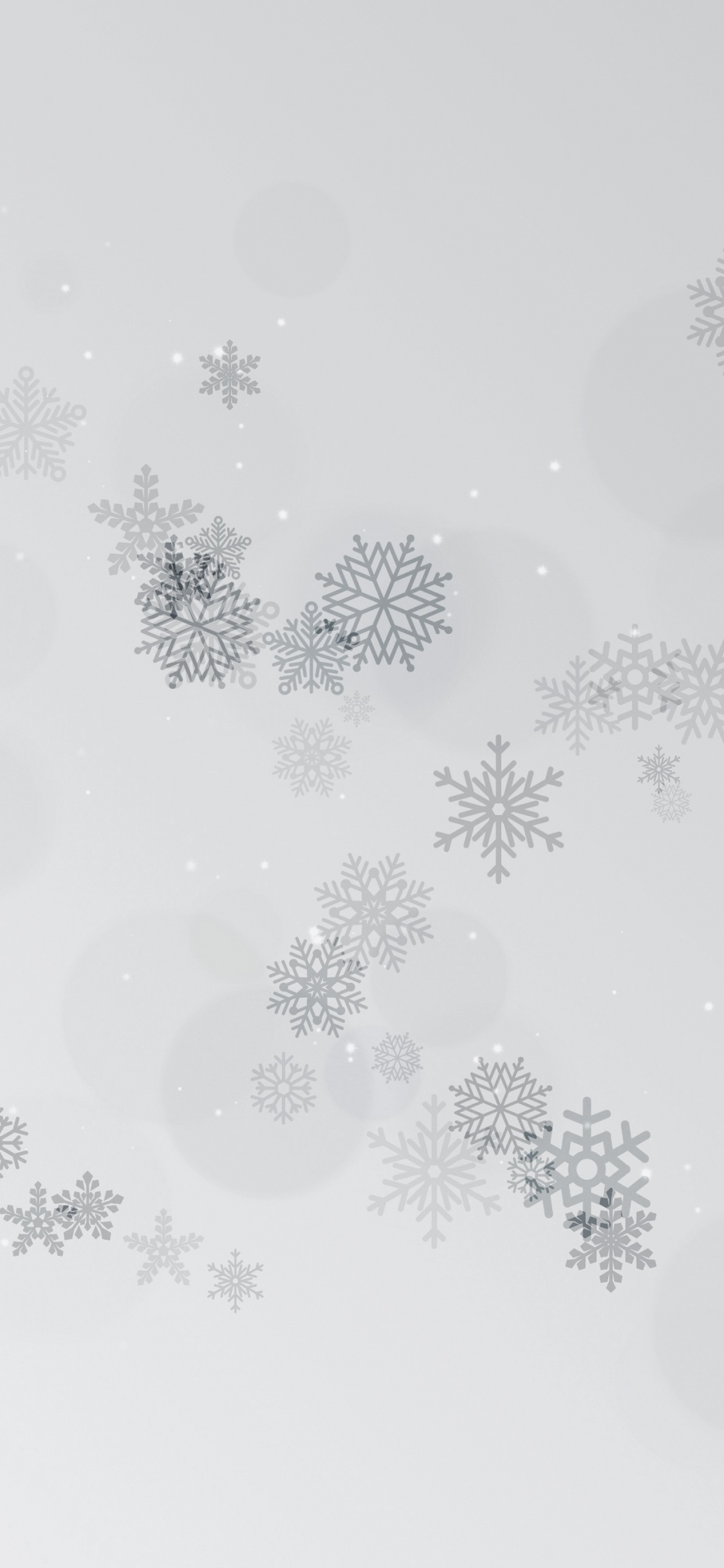 Обои Снежинка, арт, узор, цветоножка, событие в разрешении 1125x2436