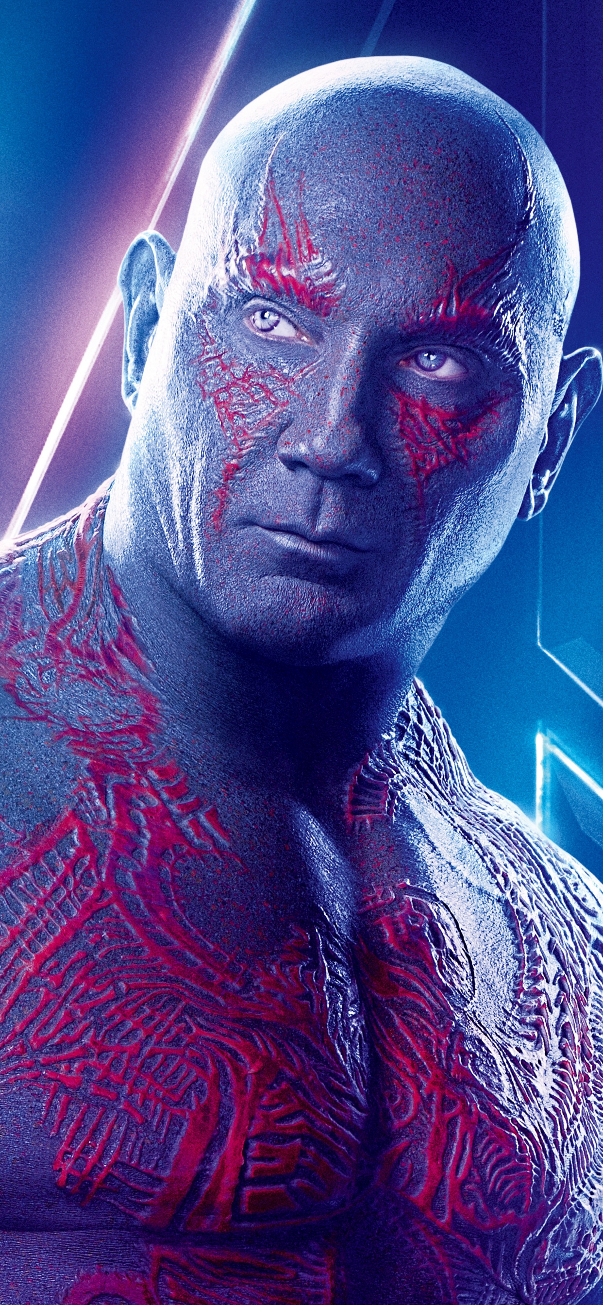 Обои бесконечная война дракс, Дэйв Баутиста, Мстители: Война бесконечности, Дракс Разрушитель, Гамора в разрешении 1242x2688