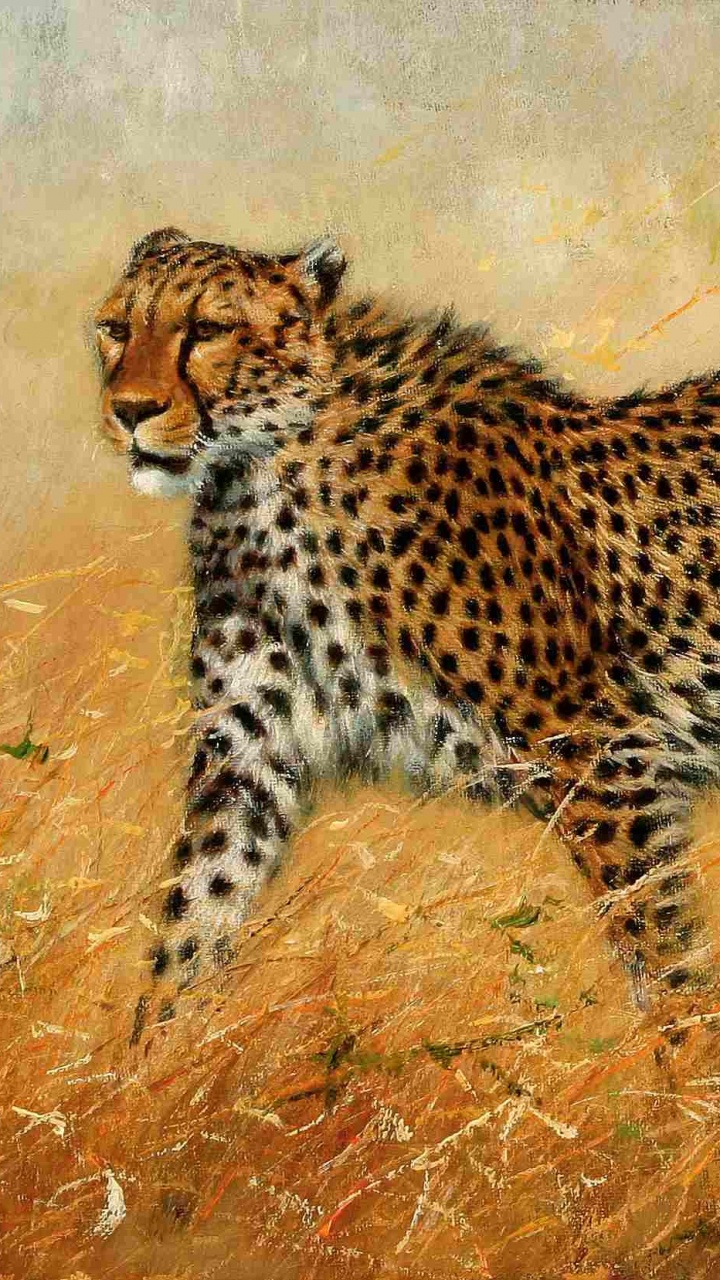 Обои живопись, масляная живопись, арт, холст, современное искусство в разрешении 720x1280