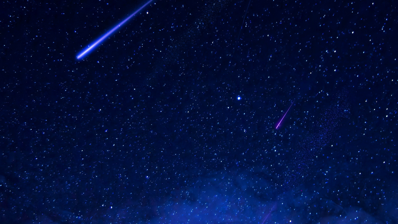 Обои космическое пространство, Астрономия, атмосфера, космос, синий в разрешении 1280x720