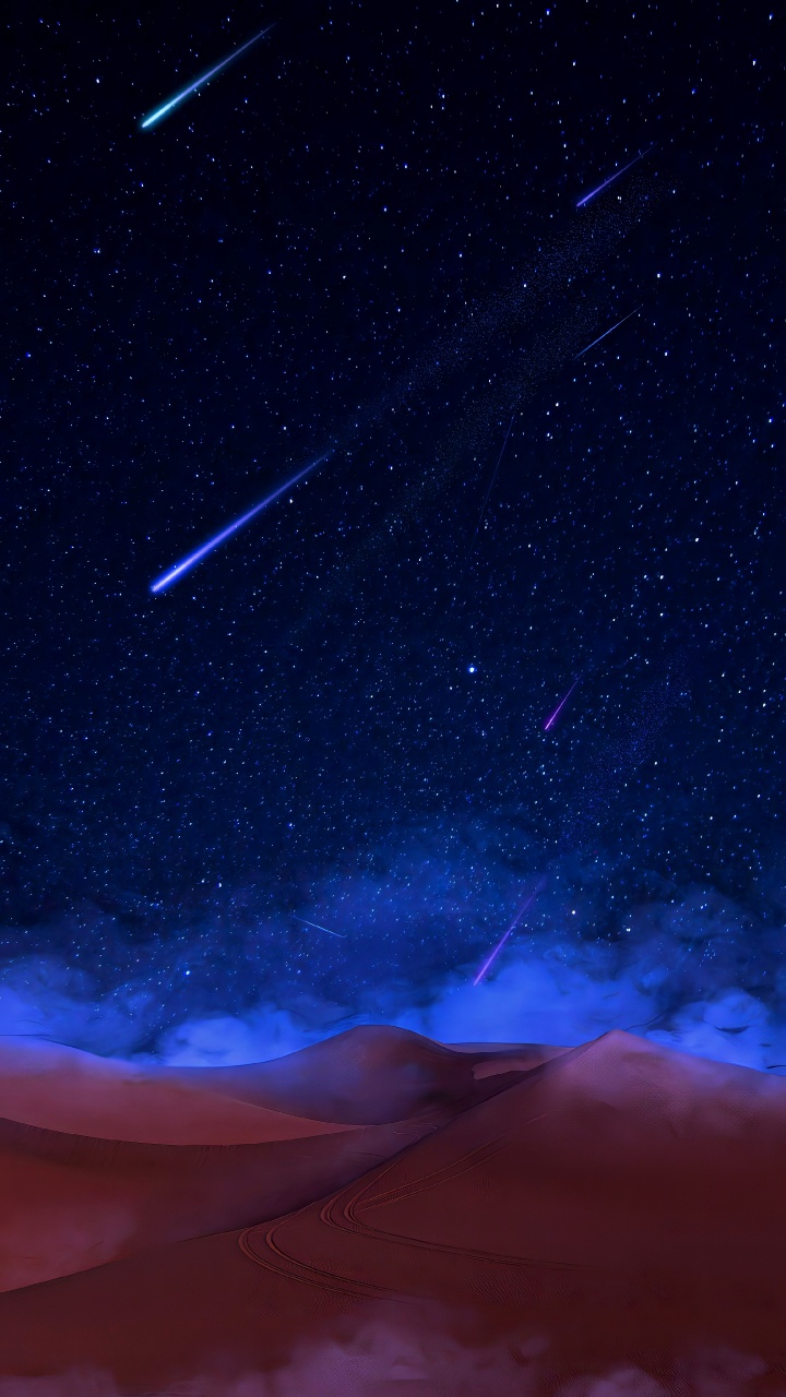 Обои космическое пространство, Астрономия, атмосфера, космос, синий в разрешении 720x1280