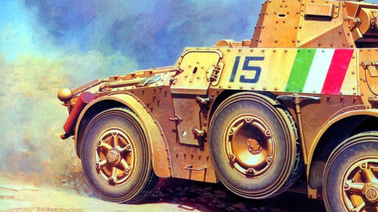 Обои пластиковая модель, броневик, бронированный автомобиль, военный автомобиль, военная техника в разрешении 1280x720