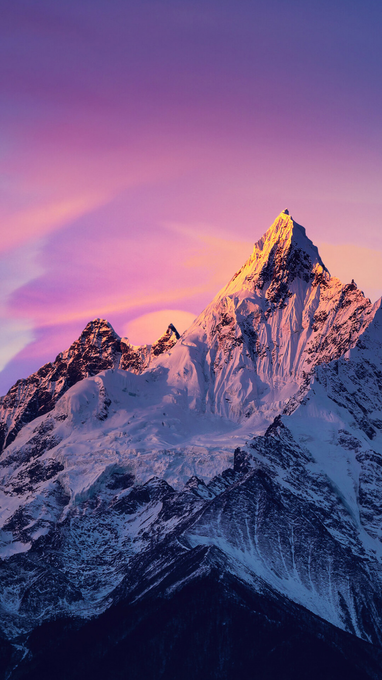 Обои Мейли Сюэ Шань, маленький х2, смартфон, Редми, облако в разрешении 750x1334