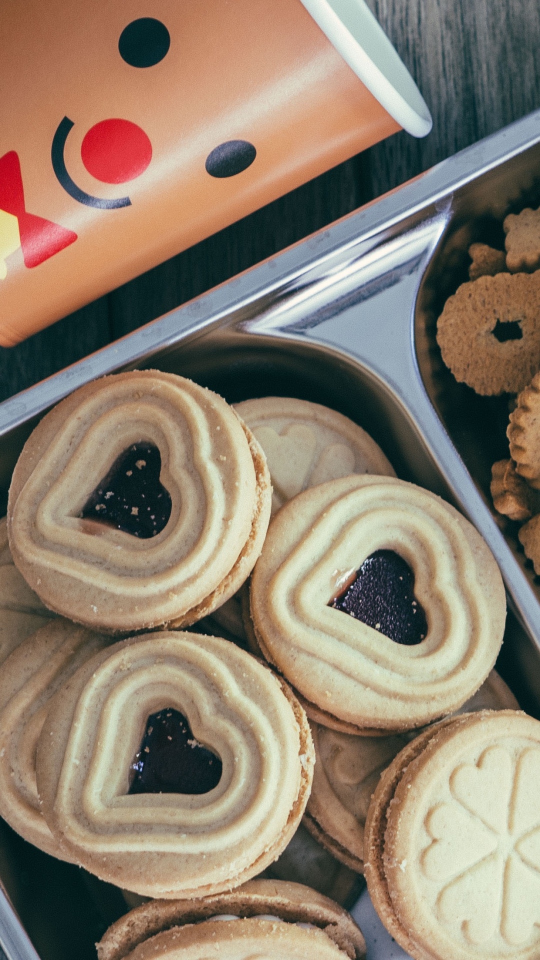 Обои печенье, выпечка, пища, блюда, ингредиент в разрешении 1080x1920