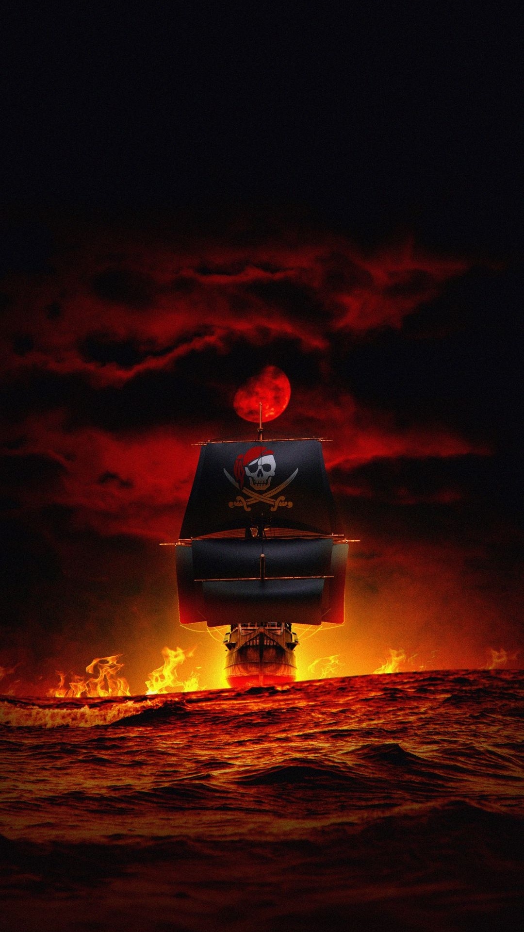 Обои закат, облако, атмосфера, освещение, послесвечение в разрешении 1080x1920