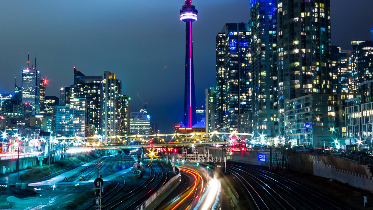 Обои Маленький норвежский парк, телефон, город, небоскреб, здание в разрешении 1280x720