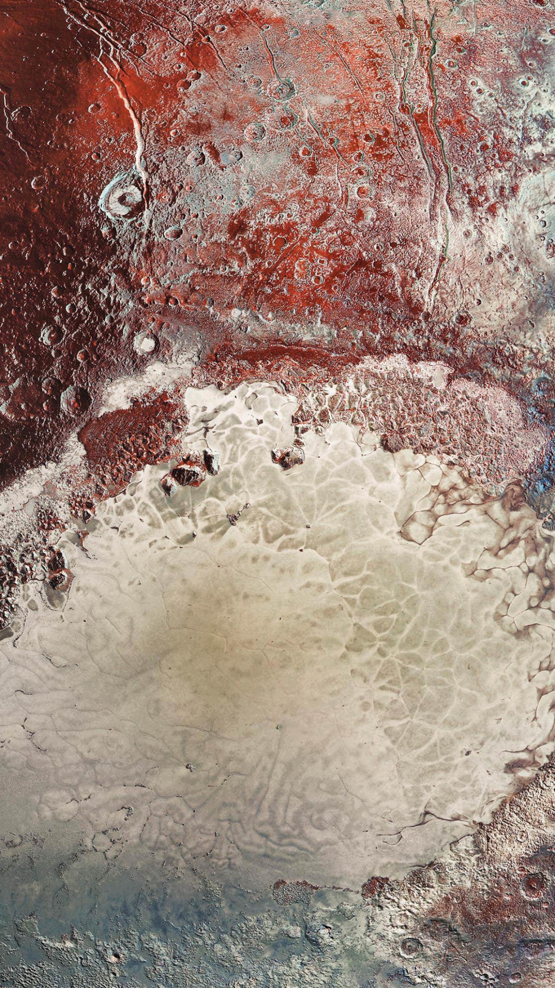 Обои 3 часа ночи в Плутоне, Timi Lane, планета Плутон, планета, волна в разрешении 1080x1920