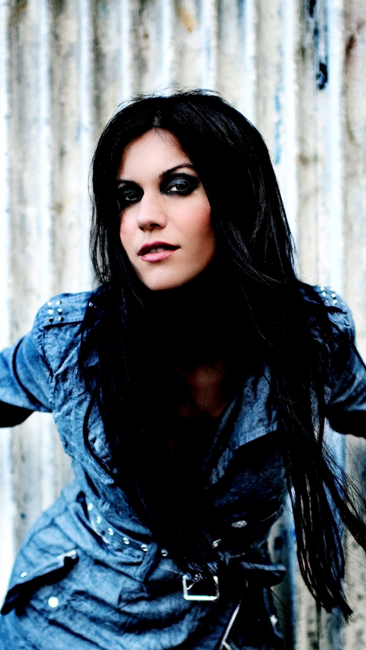 Обои Кристина Скаббиа, Лакуна Катушка, тяжелый металл, тяжелый рок, камень кислый в разрешении 720x1280