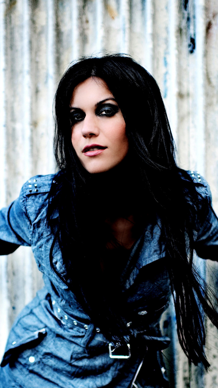 Обои Кристина Скаббиа, Лакуна Катушка, тяжелый металл, тяжелый рок, камень кислый в разрешении 750x1334