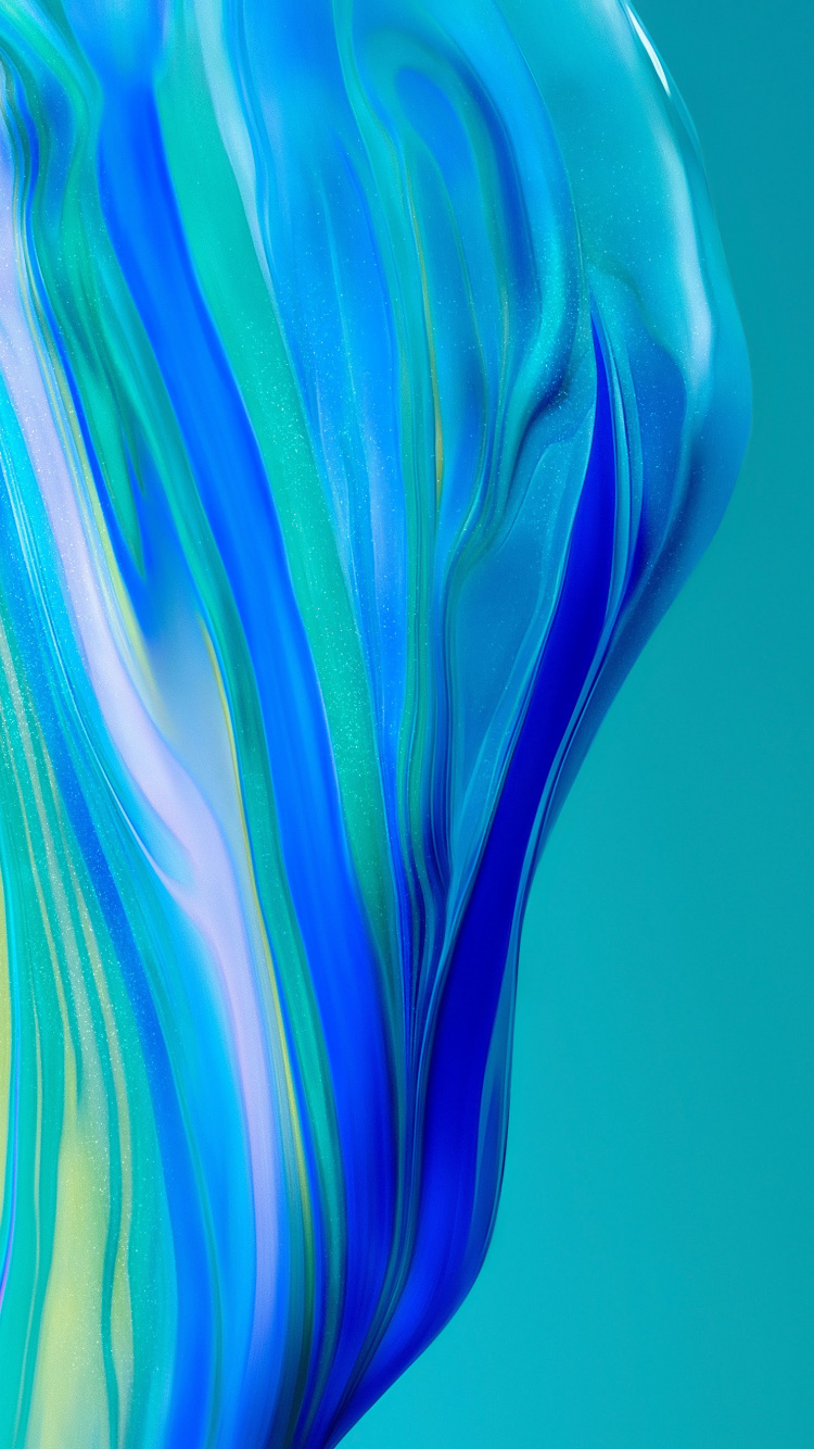 Обои Huawei, Huawei P40 Pro, huawei p40, huawei p40 lite, синий в разрешении 750x1334