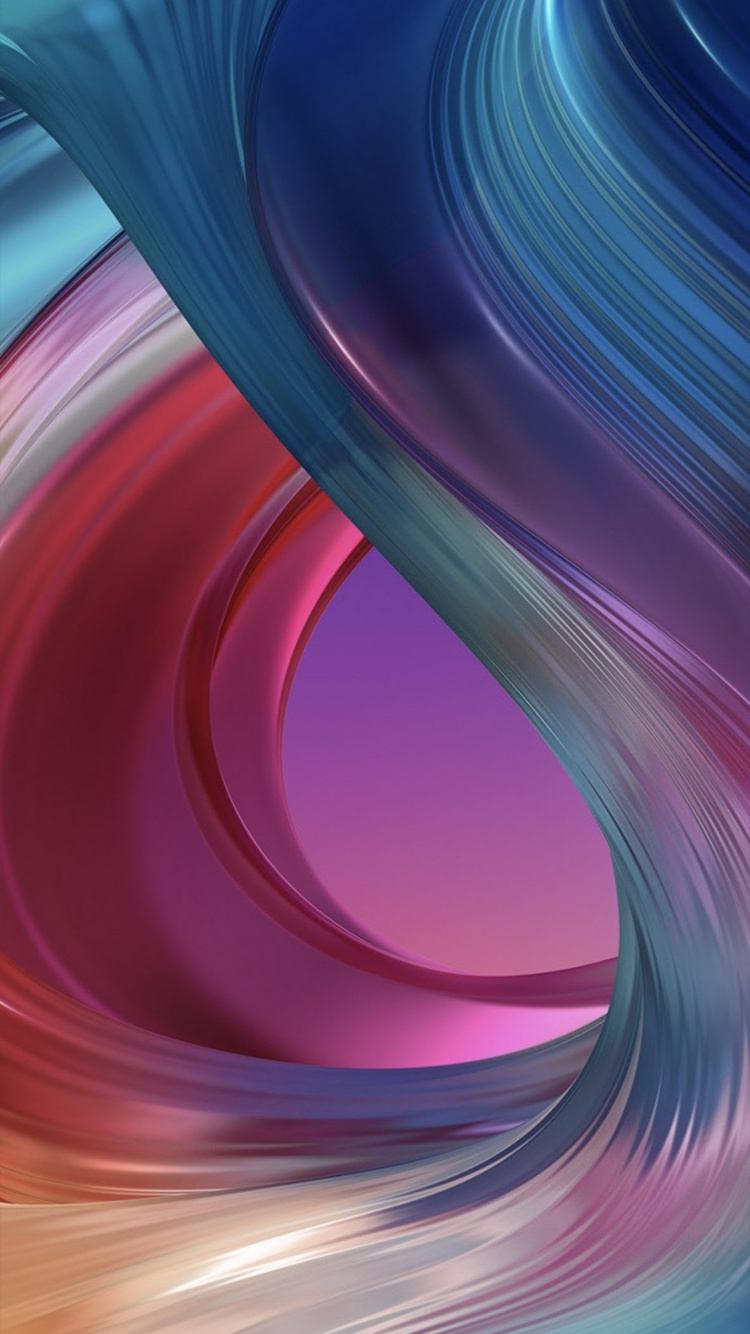 Обои фрактальное искусство, абстрактное искусство, цифровое искусство, живопись, арт в разрешении 750x1334