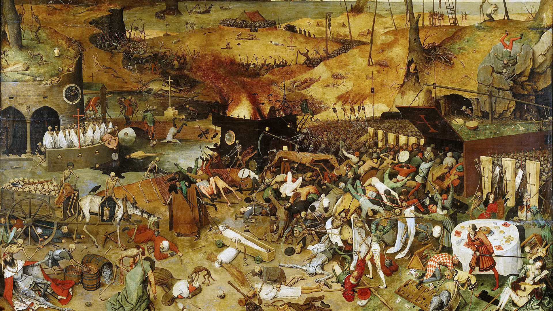 Обои Триумф смерти, Прадо, живопись, арт, искусство в разрешении 1920x1080