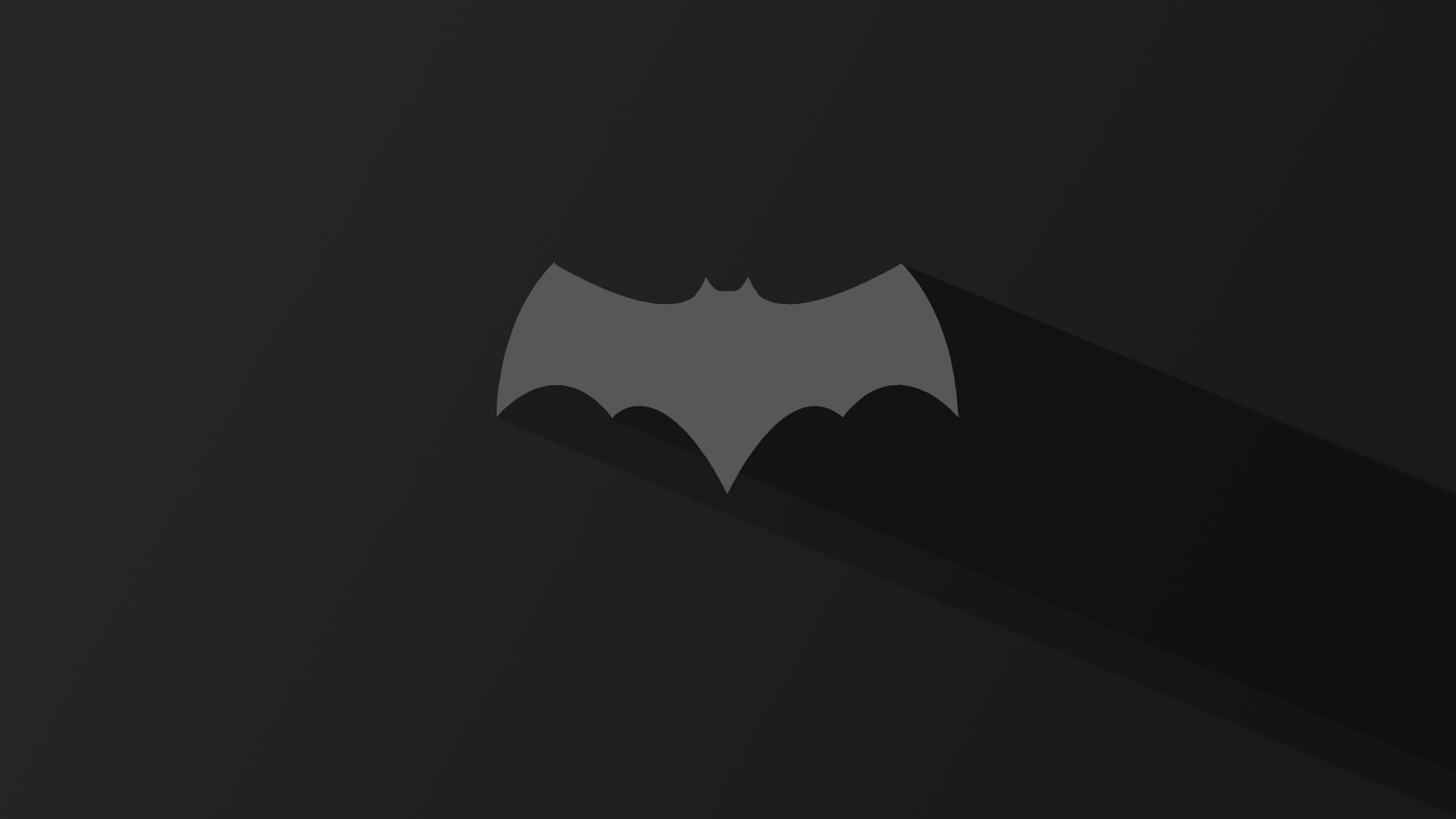 Обои Бэтмен, лого, летучая мышь, графика, монохромный в разрешении 1920x1080