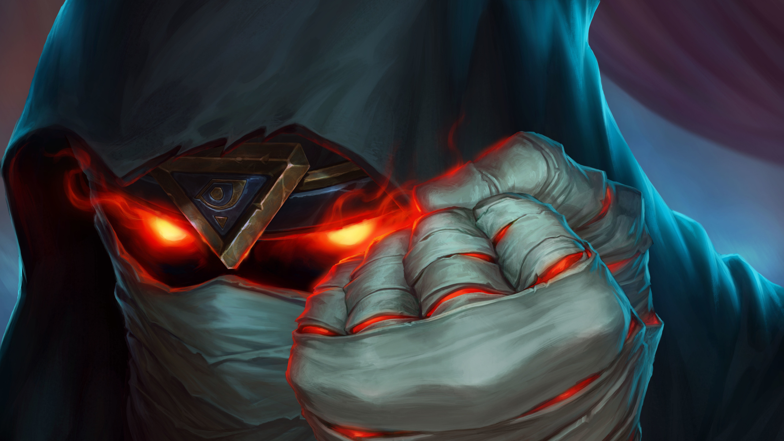 Обои иллюстрация, видеоигра, домашний очаг, Blizzard Entertainment, Цифровой коллекционной карточной игры в разрешении 2560x1440