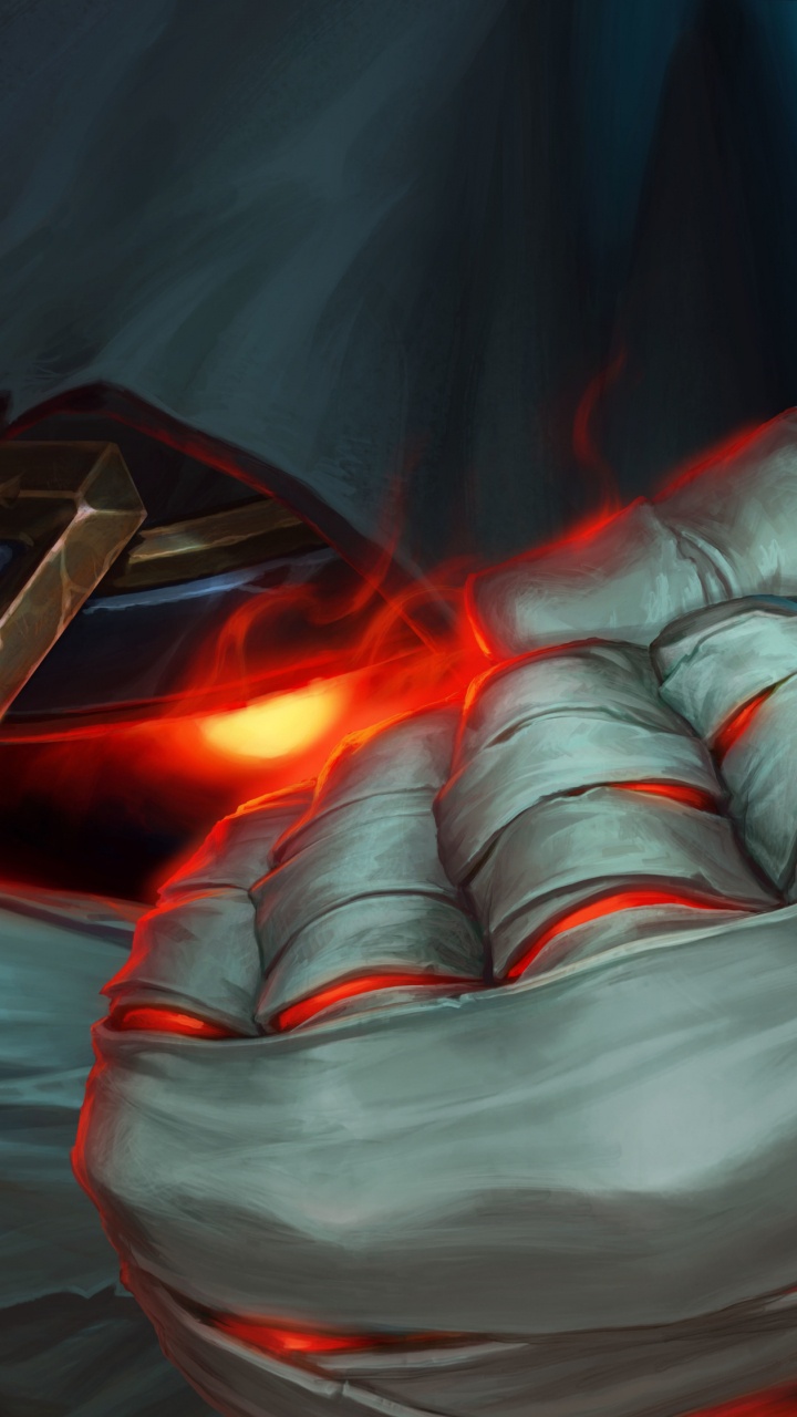 Обои иллюстрация, видеоигра, домашний очаг, Blizzard Entertainment, Цифровой коллекционной карточной игры в разрешении 720x1280