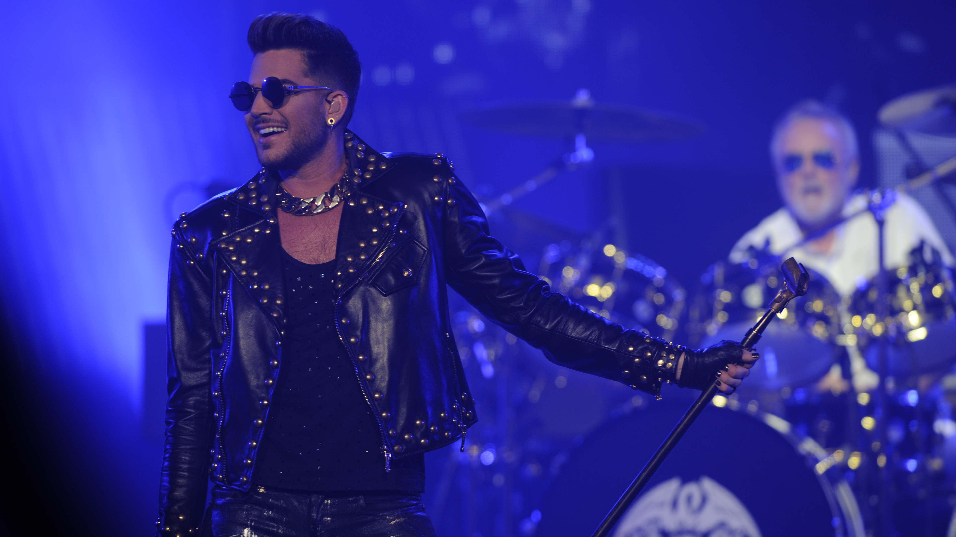 Обои музыкальный исполнитель, Адам Ламберт, рокконцерт, артист, концерт в разрешении 3840x2160