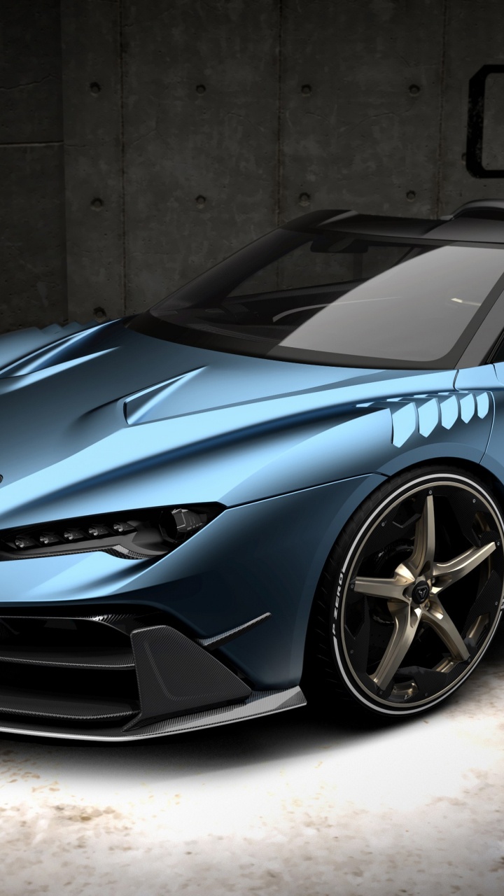 Обои italdesign zerouno duerta, italdesign zerouno, легковые автомобили, italdesign, Italdesign Джуджаро в разрешении 720x1280