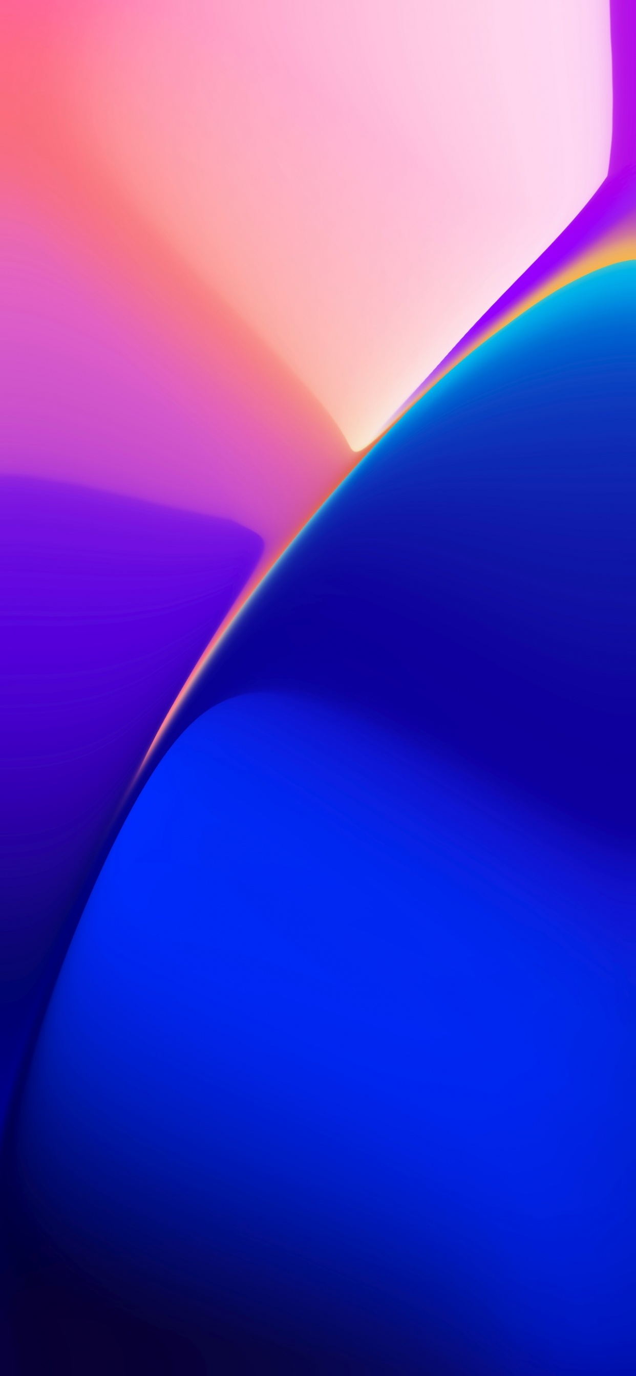 Обои свет, красочность, синий, пурпур, Фиолетовый в разрешении 1242x2688