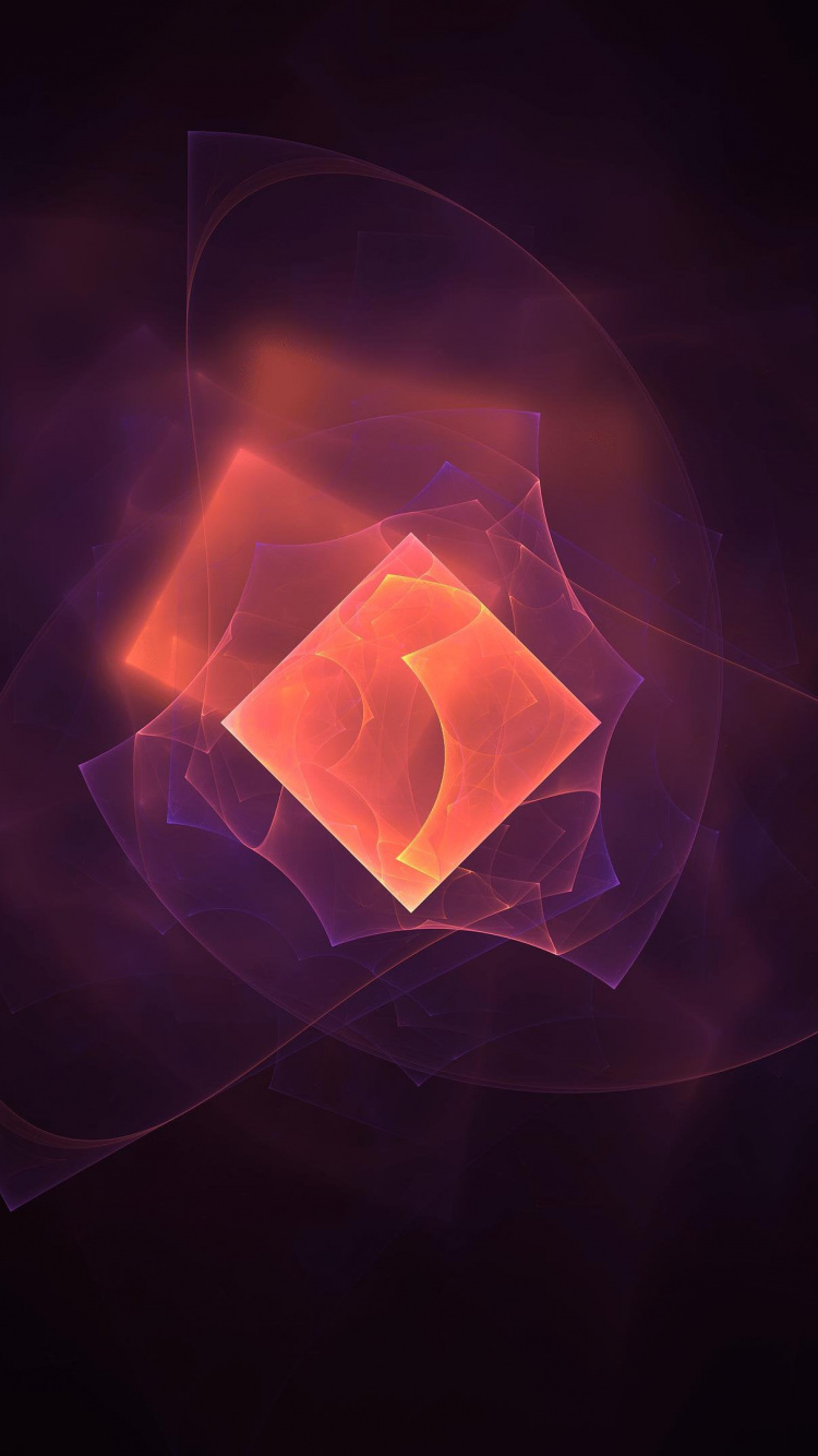 Обои свет, темнота, пурпур, Янтарь, арт в разрешении 750x1334