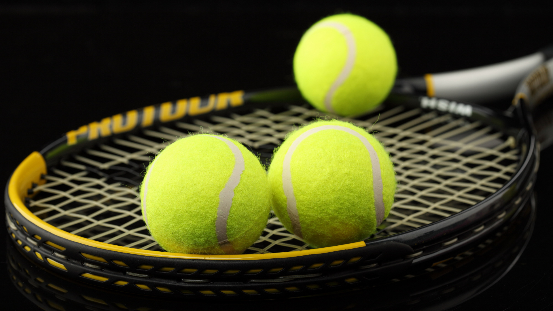 Обои теннис, теннисный мяч, мяч, струны, теннисные мячи в разрешении 1920x1080