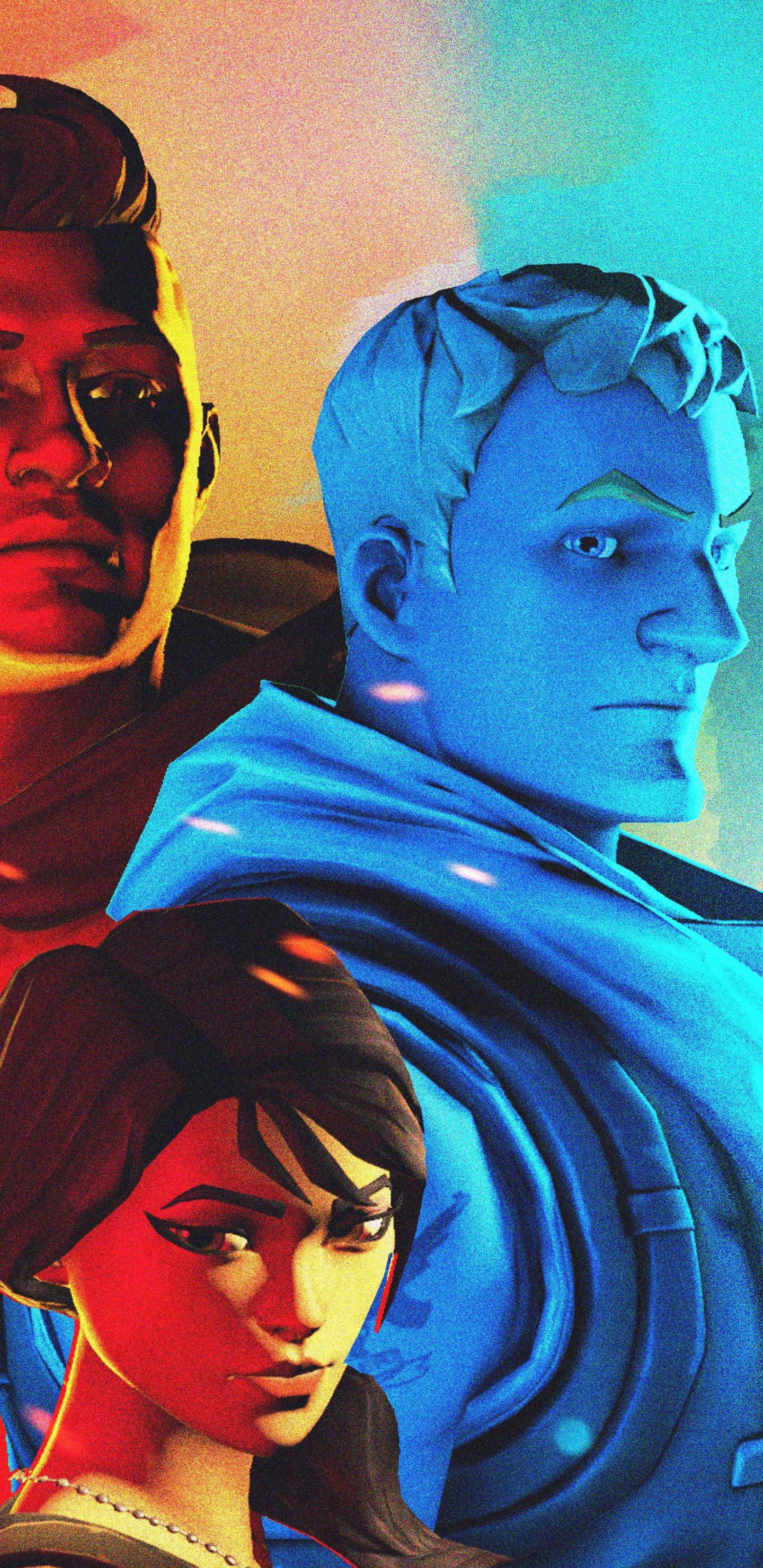 Обои fortnite, иллюстрация, арт, фикция, живопись в разрешении 1440x2960