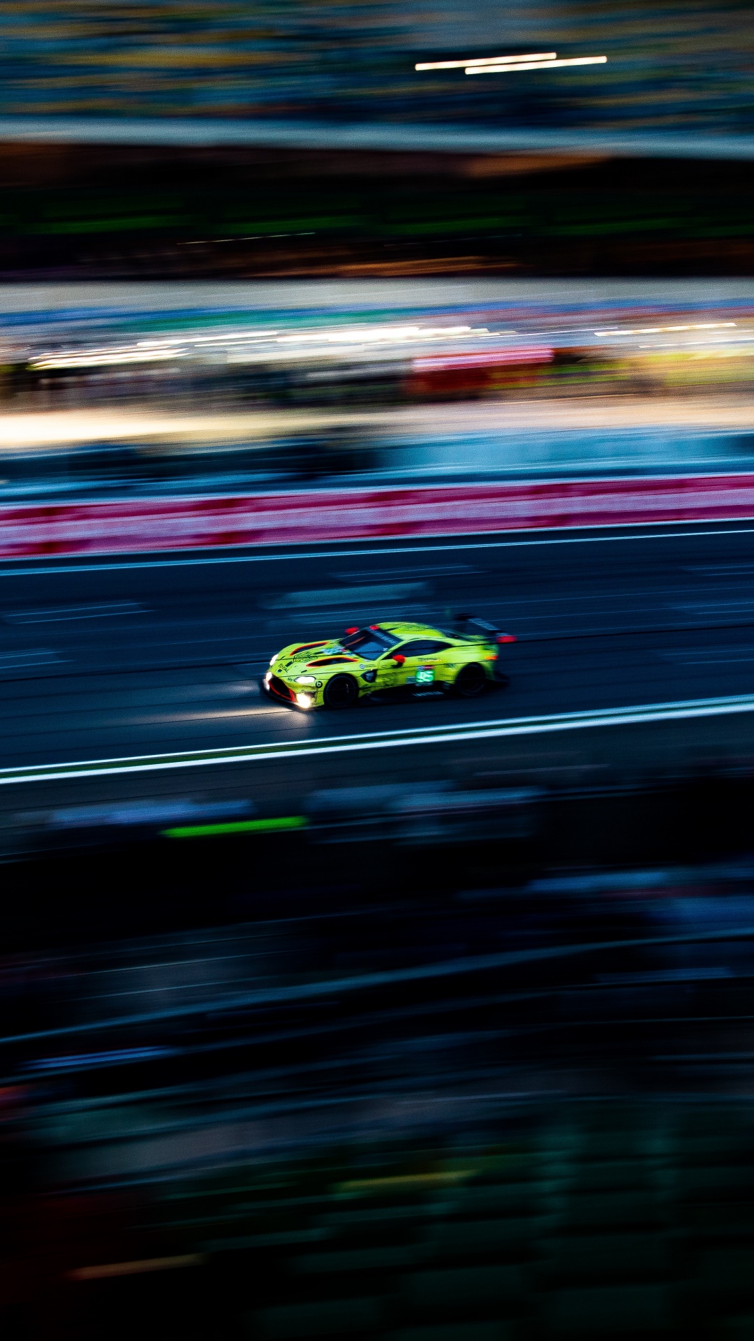 Обои выносливость гонки мотоспорт, ипподром, желтый, гоночный автомобиль, предпринимательство в разрешении 1080x1920