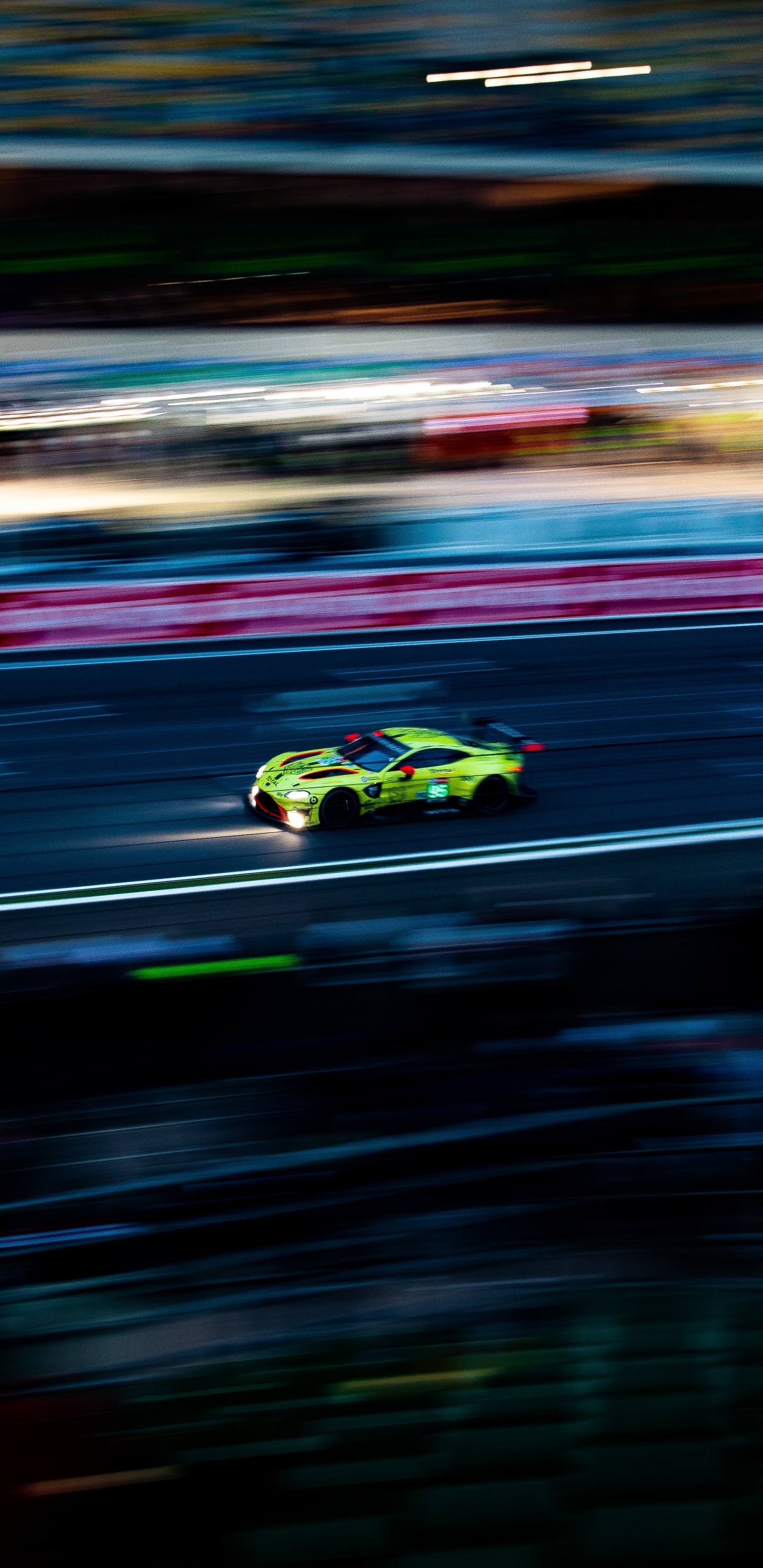 Обои выносливость гонки мотоспорт, ипподром, желтый, гоночный автомобиль, предпринимательство в разрешении 1440x2960