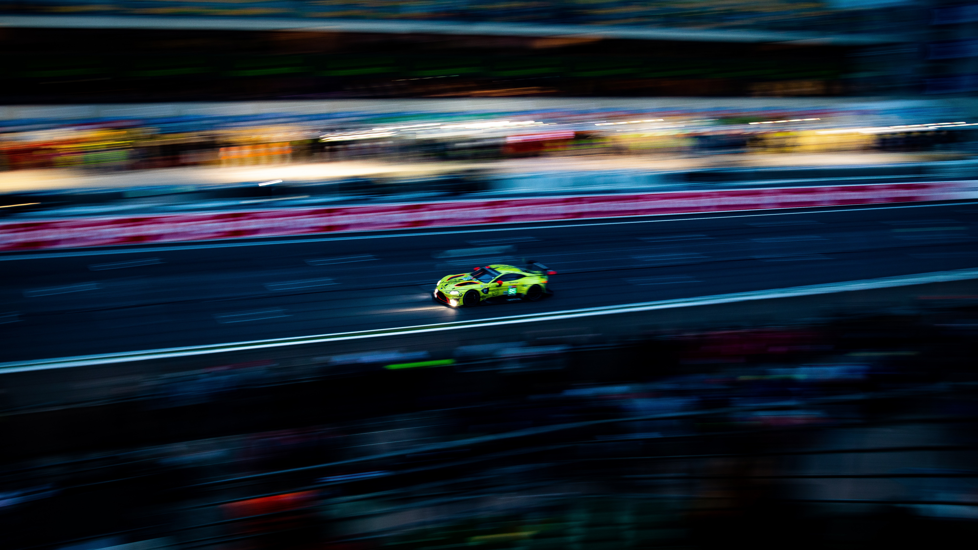 Обои выносливость гонки мотоспорт, ипподром, желтый, гоночный автомобиль, предпринимательство в разрешении 3840x2160