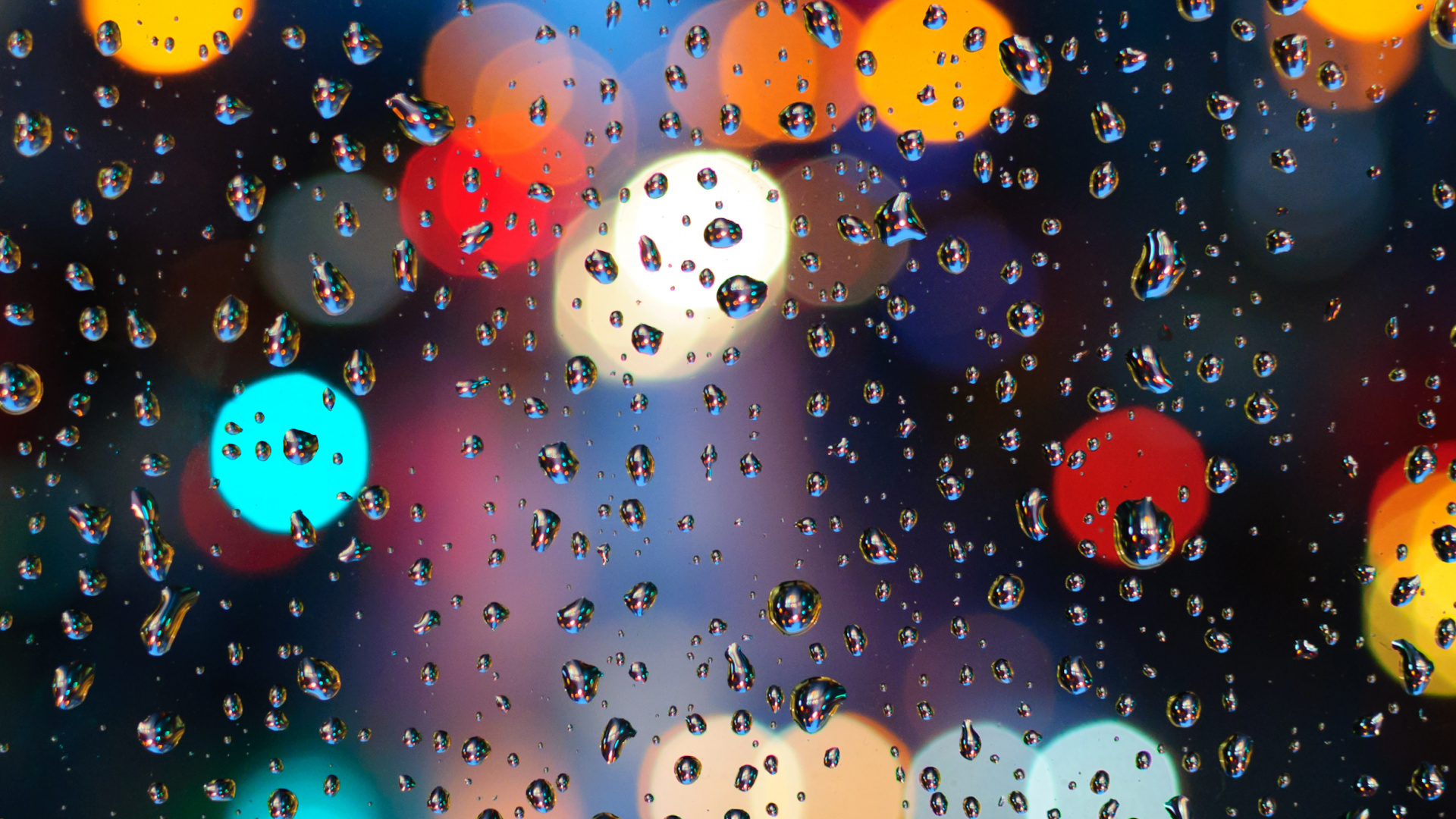 Обои боке, планшет, красочность, вода, жидкий в разрешении 1920x1080