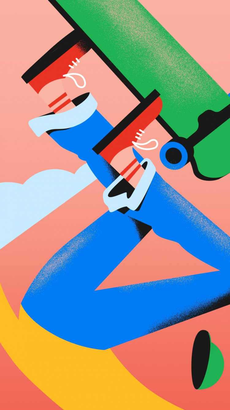 Обои Google, Google Pixel 4a, пиксель 4a, андроид, смартфон в разрешении 750x1334