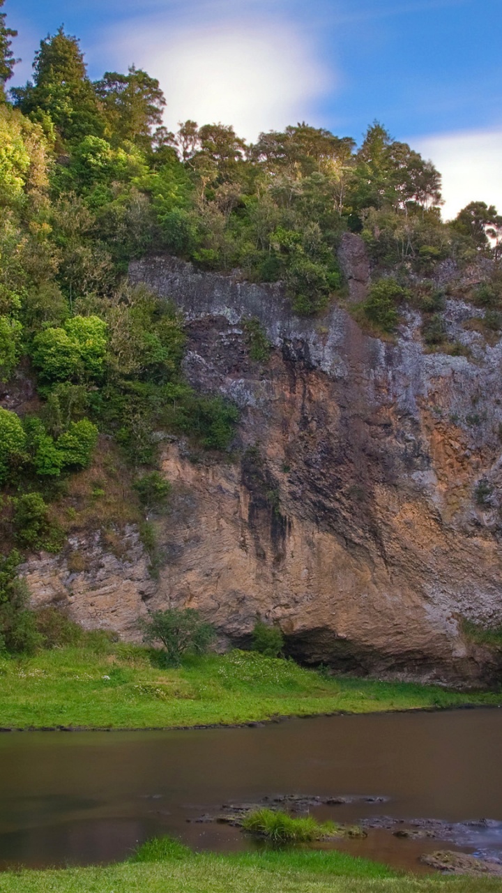 Обои hunua, Hunua Падает, водопад, водоем, гидроресурсы в разрешении 720x1280