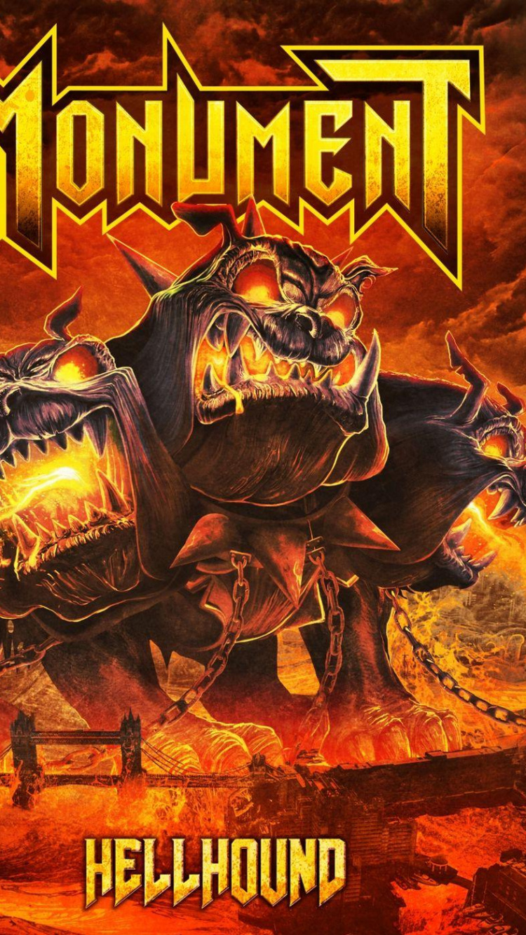 Обои Цербер памятник, граммофонная пластинка, компактдиск, Альбом, Прямо через сердце в разрешении 750x1334