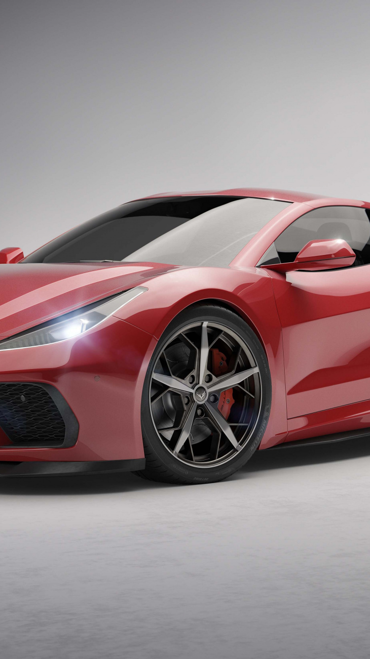 Обои Автомобиль и водитель, суперкар, 2020 середине двигатель от Corvette, двигатель v8, Шевроле в разрешении 750x1334