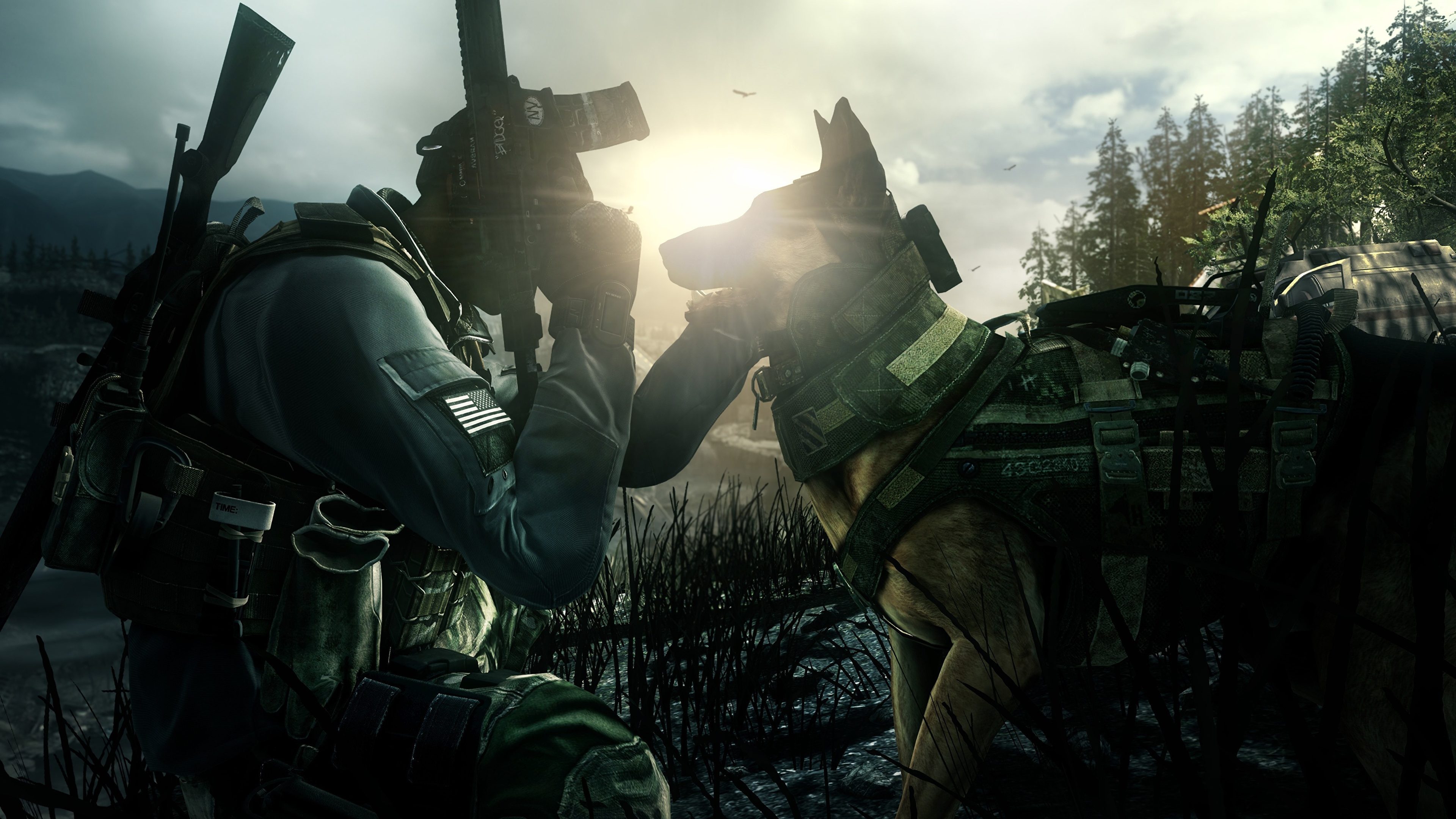 Обои call of duty ghosts, Инфинити Вард, activision, шутер, компьютерная игра в разрешении 3840x2160