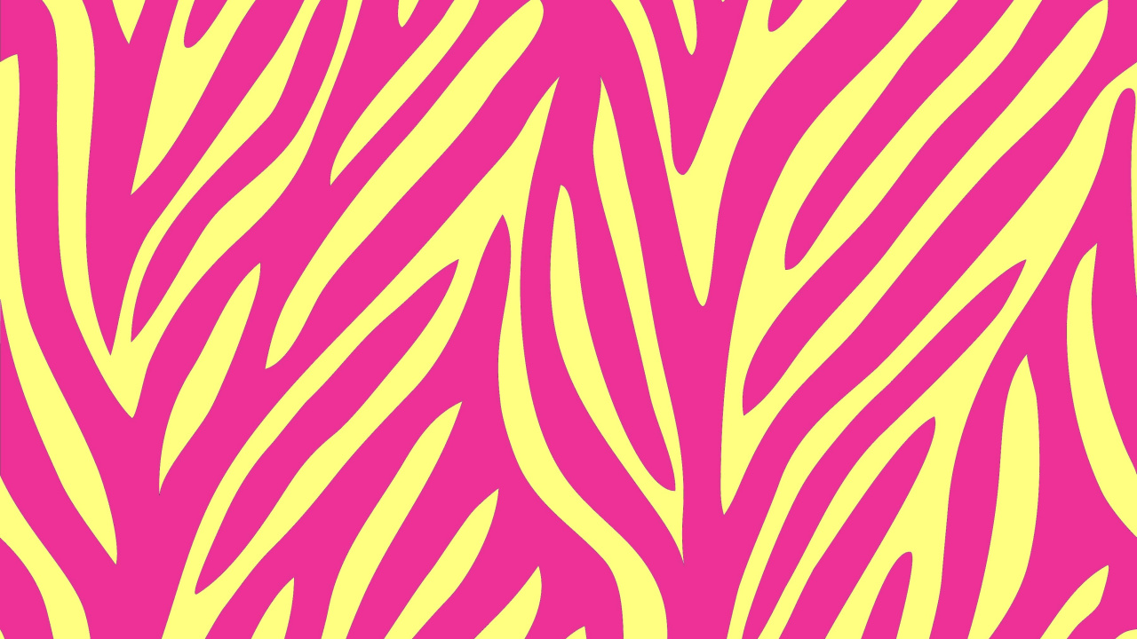 Обои животных печати, зебра, розовый, узор, пурпурный цвет в разрешении 1280x720