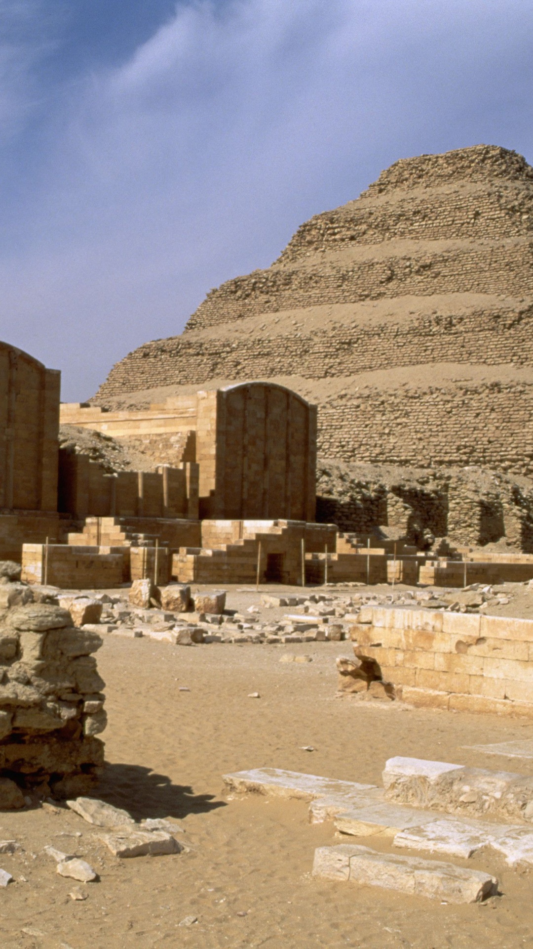 Обои египетская пирамида, пирамида, древняя история, историческое место, развалины в разрешении 1080x1920