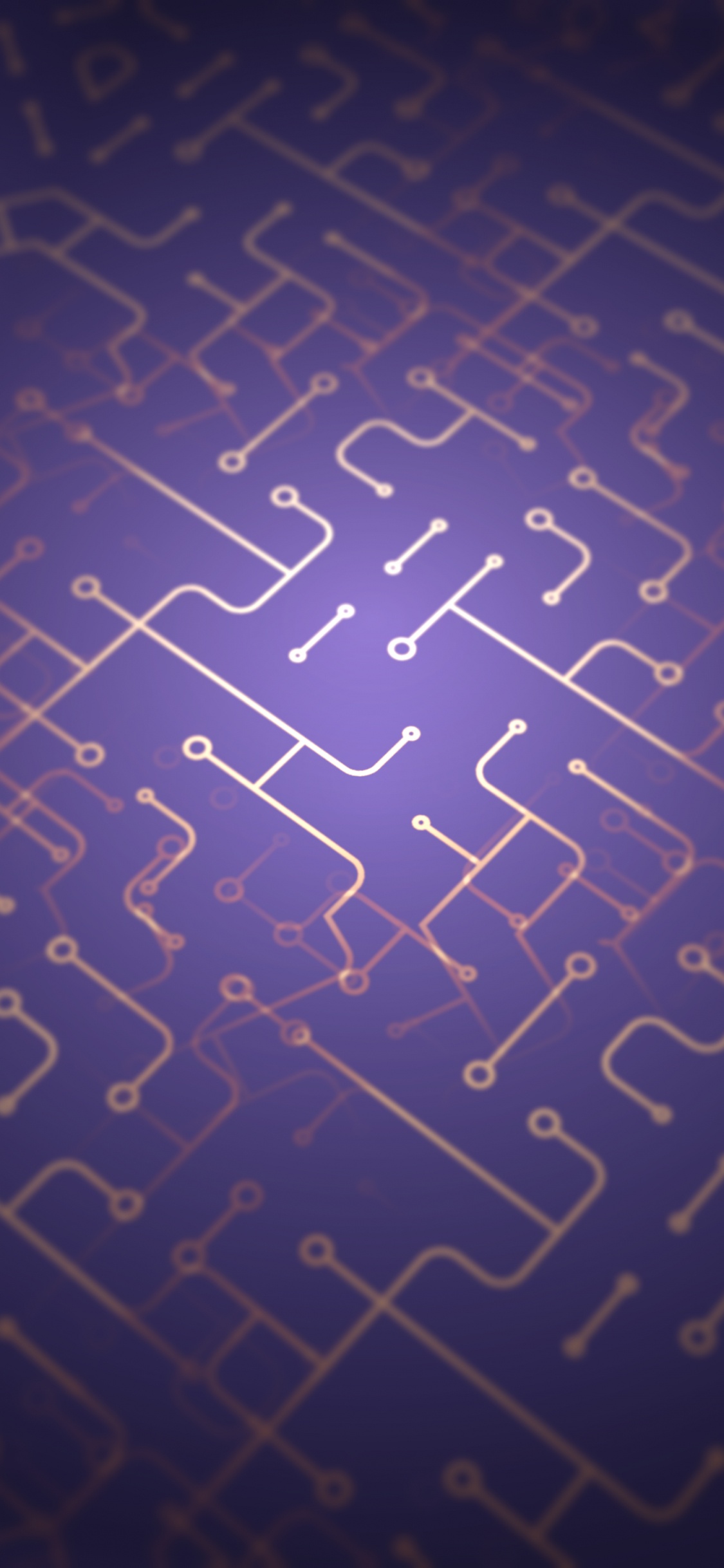 Обои свет, синий, лазурный, пурпур, газ в разрешении 1125x2436