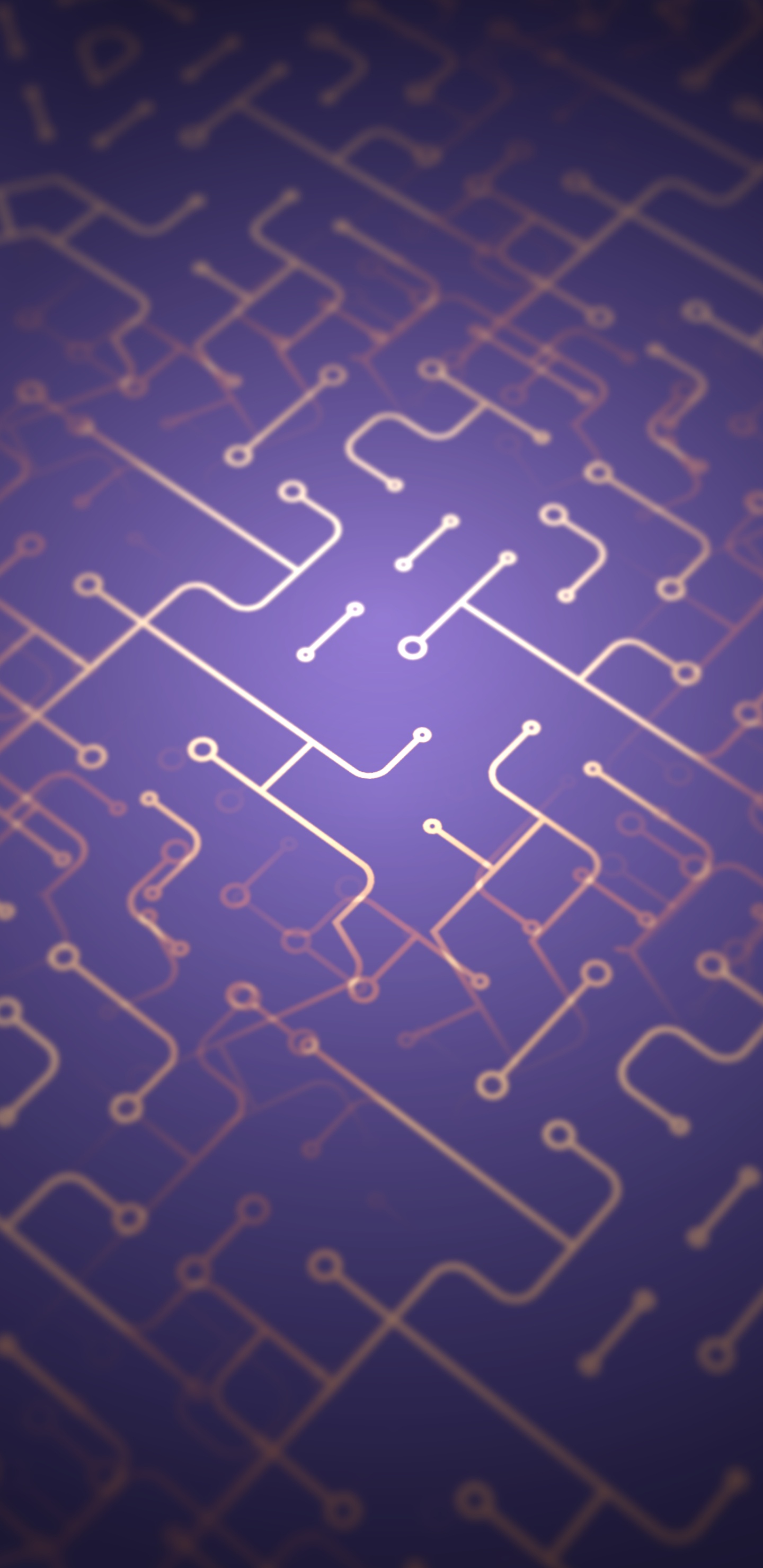 Обои свет, синий, лазурный, пурпур, газ в разрешении 1440x2960