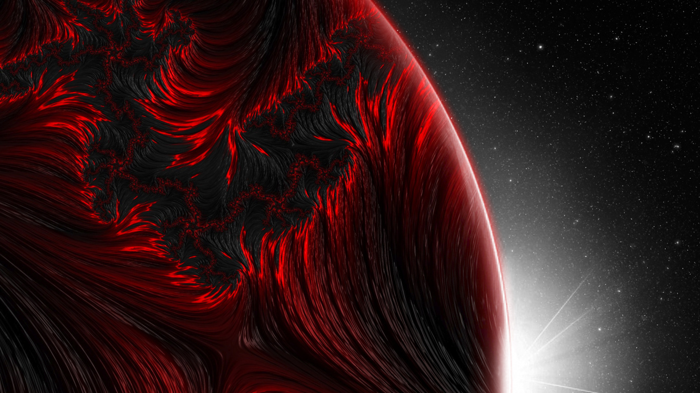 Обои атмосфера, астрономический объект, арт, наука, космос в разрешении 1366x768