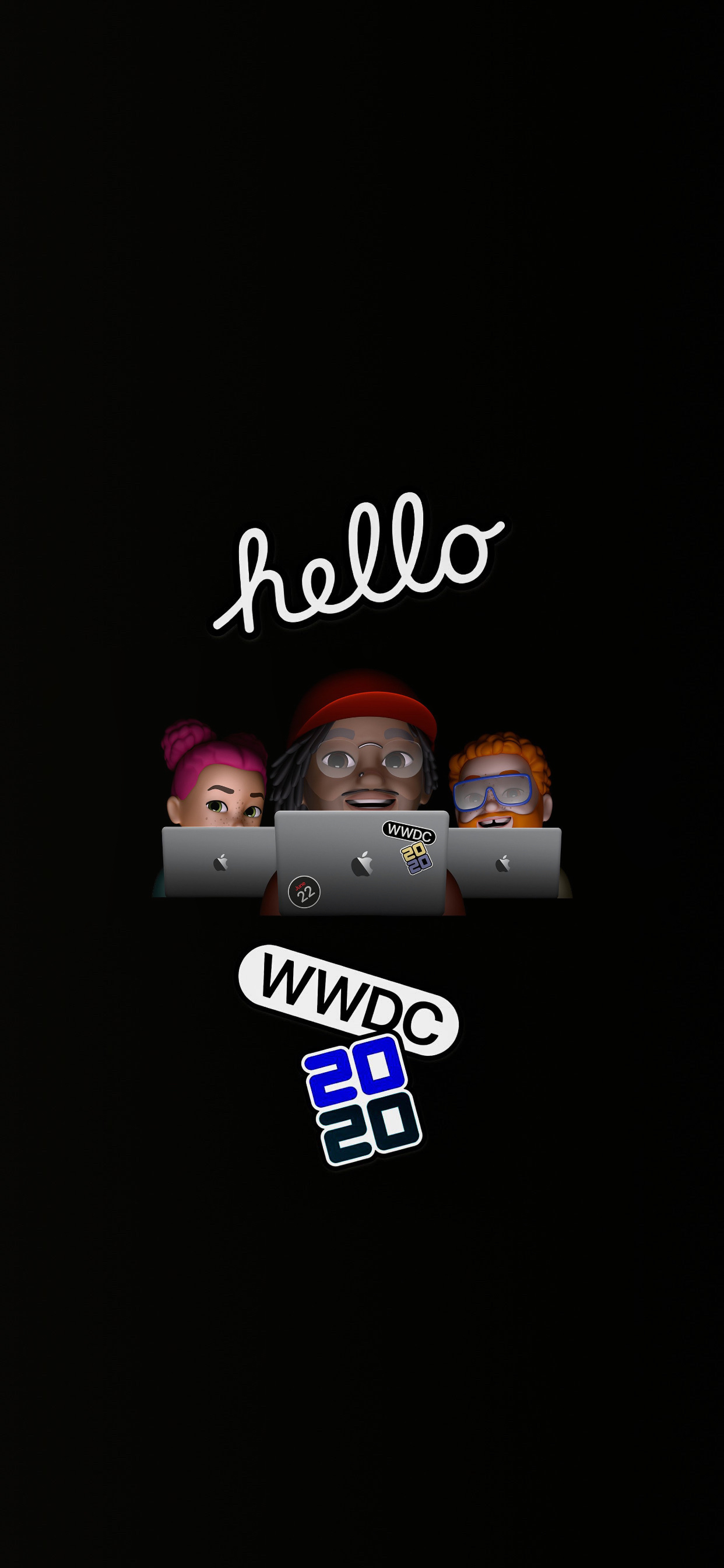 Обои айпад, macbook, наклейка, ipad pro, apple в разрешении 1242x2688