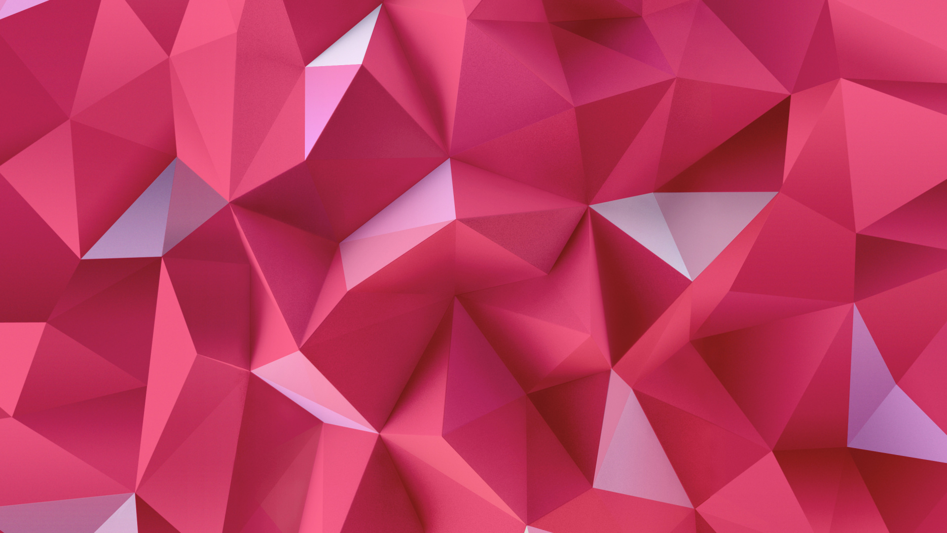 Обои розовый, пурпурный цвет, узор, треугольник, дизайн в разрешении 1920x1080