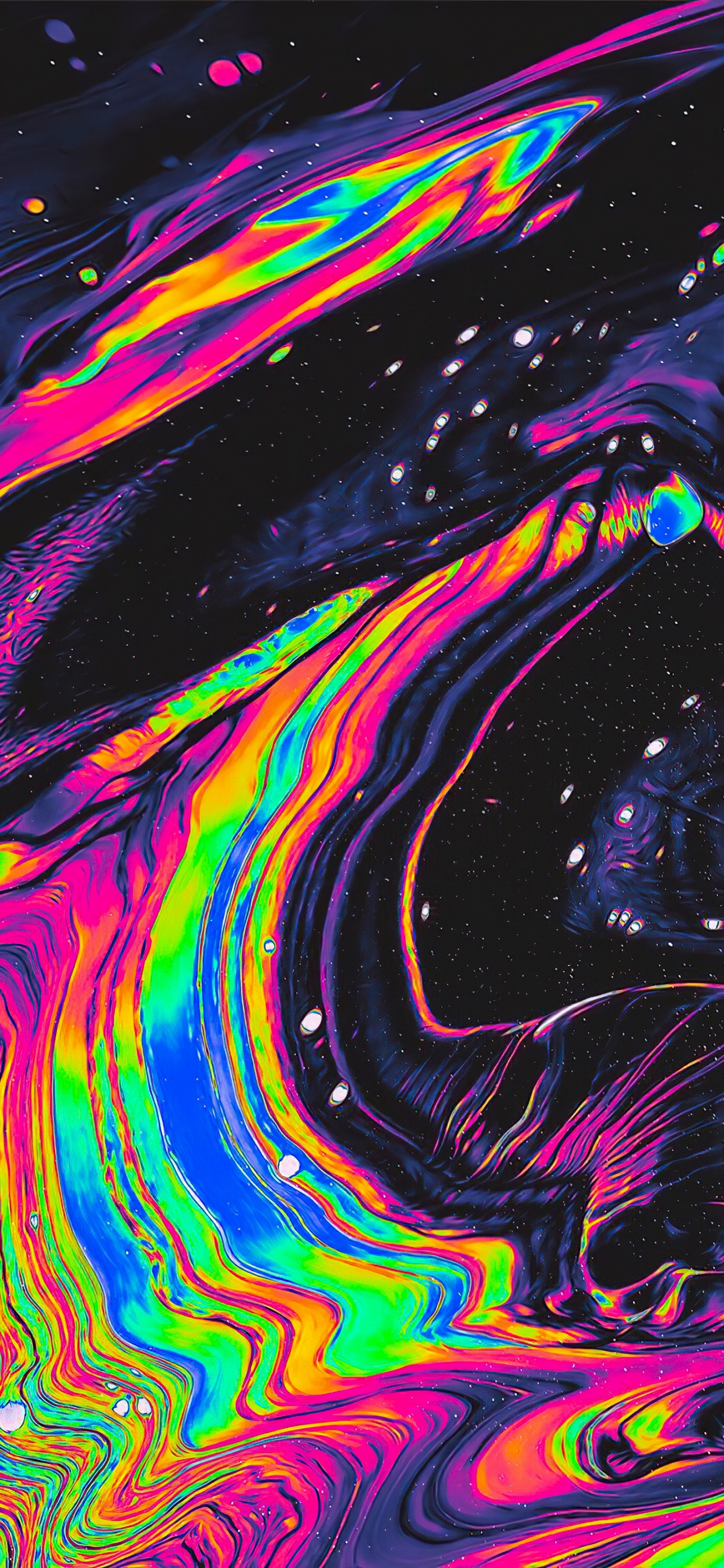 Обои психоделическое падение, живопись, графический дизайн, арт, цифровое искусство в разрешении 1242x2688