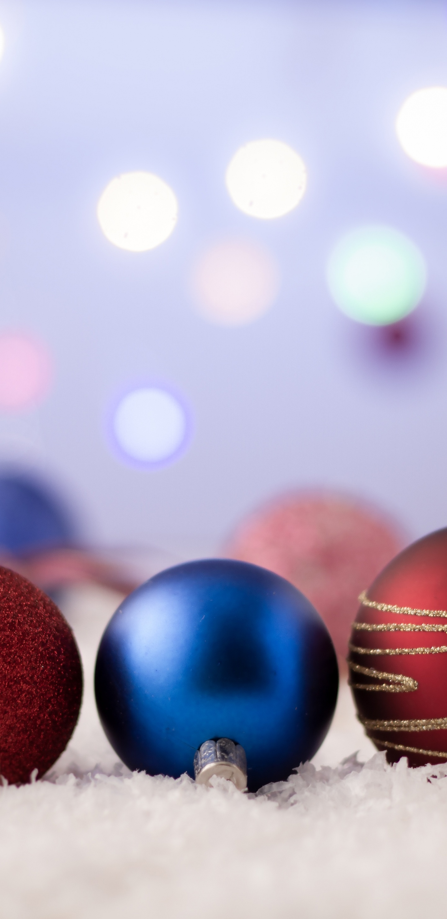 Обои рождественский орнамент, Рождественские украшения, Рождественский день, праздник, Новый год в разрешении 1440x2960